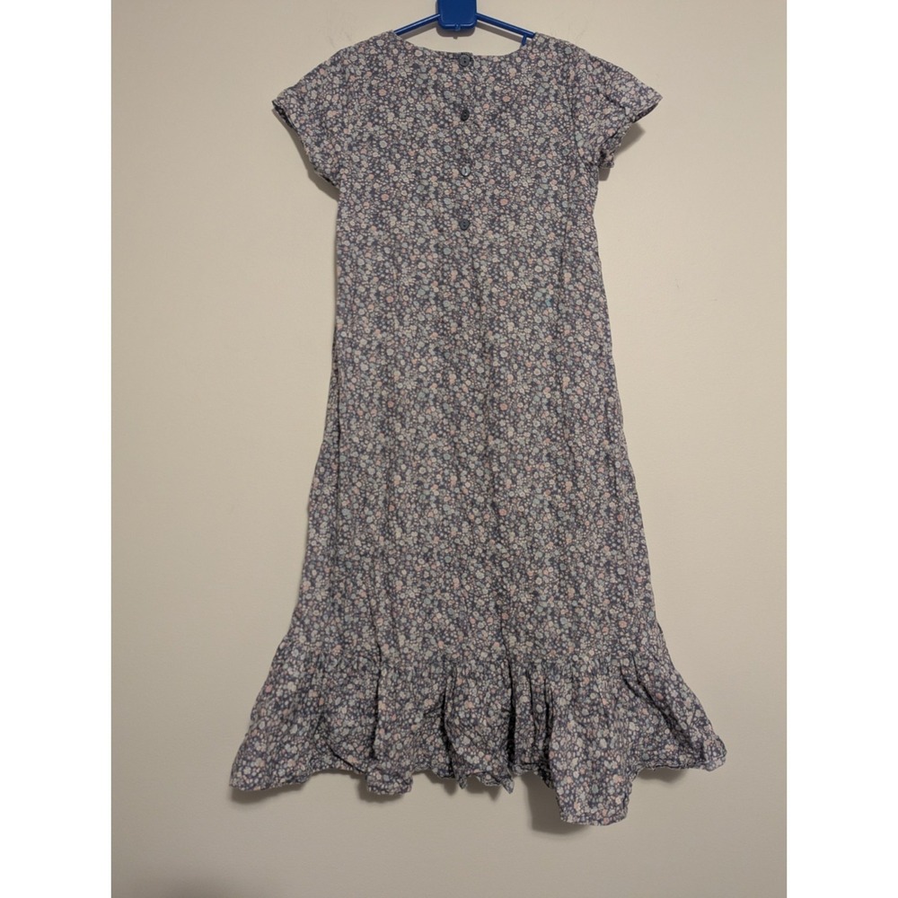 WHEAT‎ Danish Design Girls Dress Size 10 / 140 Short Sleeve 100% Cotton Ruffles - Picture 4 of 10